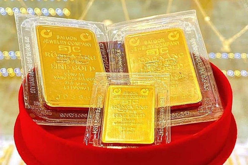 Giá bán vàng miếng SJC của NHNN hôm nay 5/6 là 76,98 triệu đồng/lượng